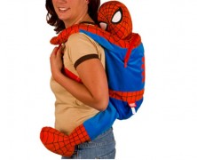 Mochila de pelúcia do Homem-Aranha