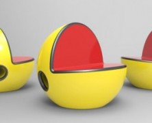 Poltronas do Pac-Man “Pac Seat” com design de Bruno Marque