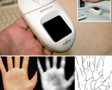 Novo mouse PalmSecure da Fujtisu: verificação de padrão de veias