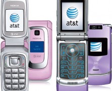 MOTORAZR V3xx e Nokia 6085 em novas cores