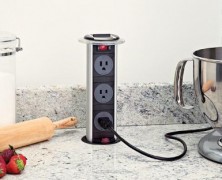 Tomadas pop-up: ideal para bancadas e laboratórios