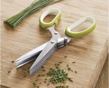 RSVP Herb Scissors: tesoura que ajuda a fatiar/cortar os ingredientes