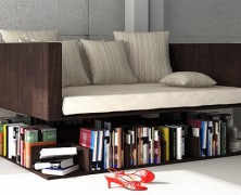 Sofá e Biblioteca Ransa com design de Younes Duret
