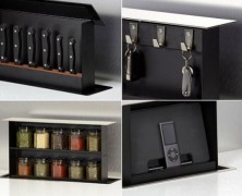 S-Box:uma forma inovadora de armazenar facas na bancada da cozinha