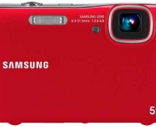Câmera digital à prova d’água AQ100 da Samsung