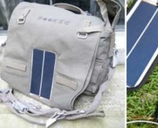 KILLA Vintage: bolsas autênticas da II Guerra Mundial com painel solar