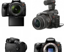 Câmera DSLR-α55 (A580 na Europa) da Sony