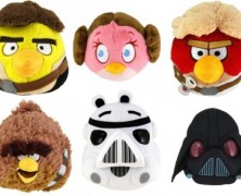 Pelúcia Angry Birds com personagens do Star Wars