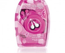 Earbuds (fone de ouvido) Susan G. Komen StereoBudz