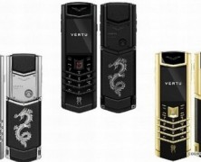 Celular de luxo da Vertu inspirado no “Ano do Dragão”