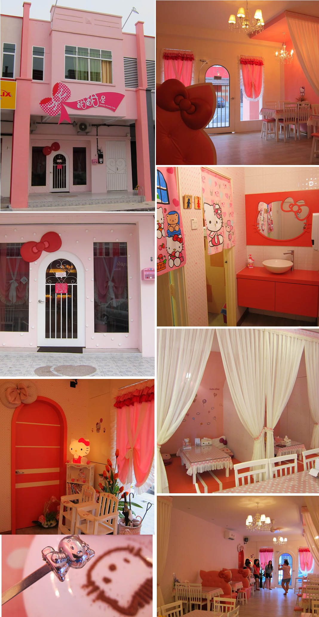 Sweety House Café Em Muar Decorado Em Homenagem A Hello Kitty