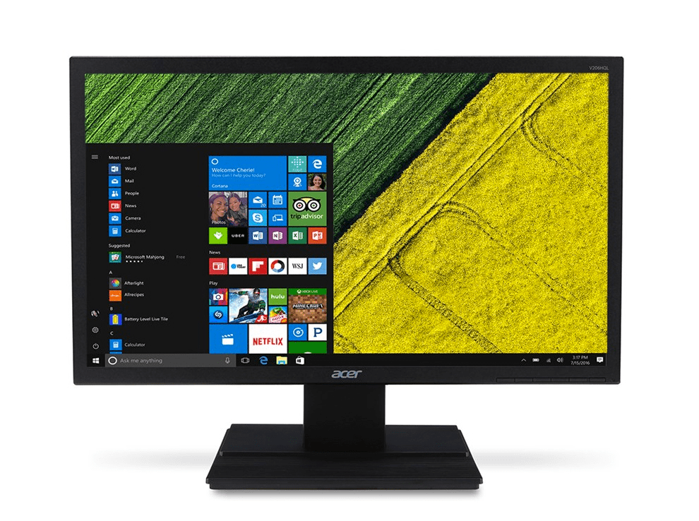 Acer v206hql не включается