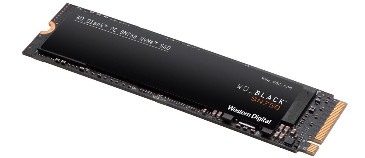 SSD WD Black SN750 NVMe Com Capacidades Que Variam De 500GB A 1TB