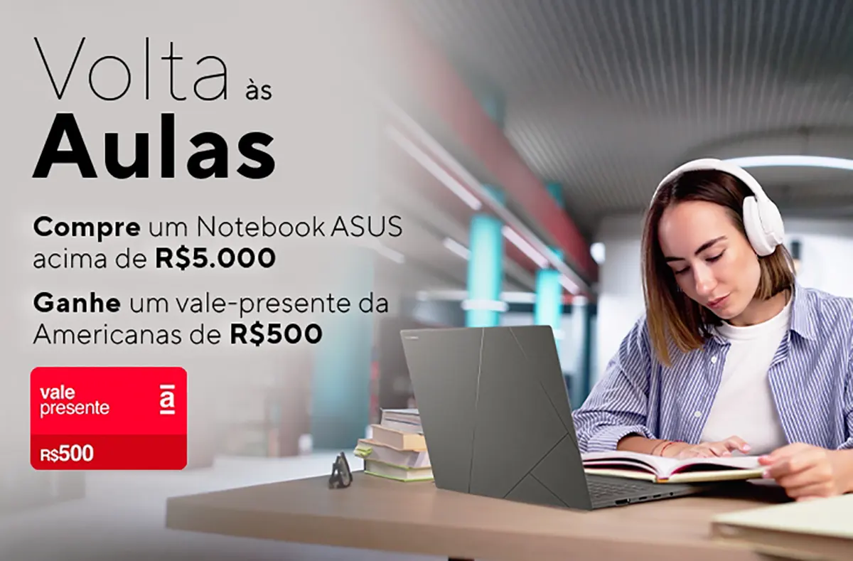 ASUS lança campanha de Volta às Aulas com destaque para notebooks