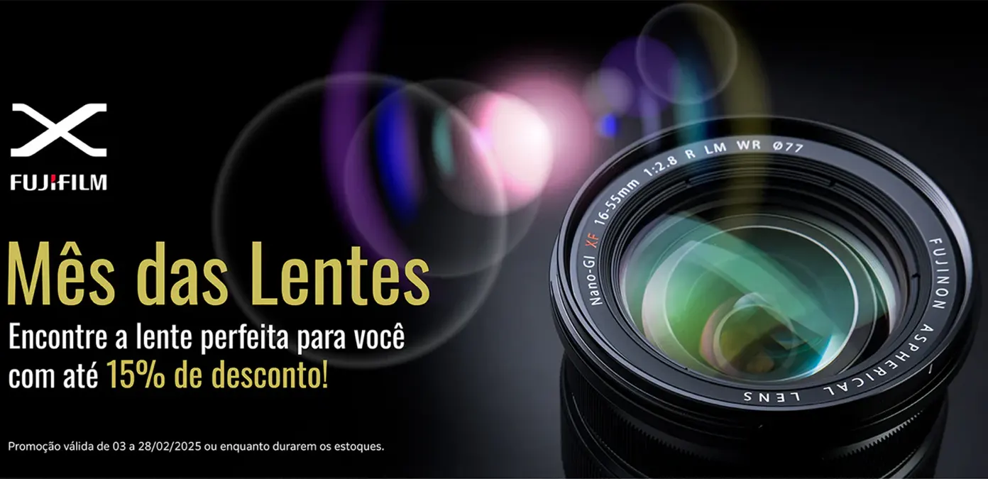 Fujifilm X Series: Descontos de até 15% em lentes da linha X Series